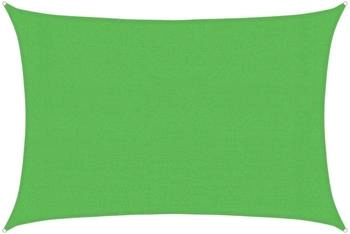 vidaXL Sonnensegel 160 g/m² 3x5 m HDPE Hellgrün