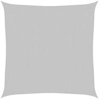 vidaXL Sonnensegel Hellgrau 2x2 m 100 % Polyester Oxford