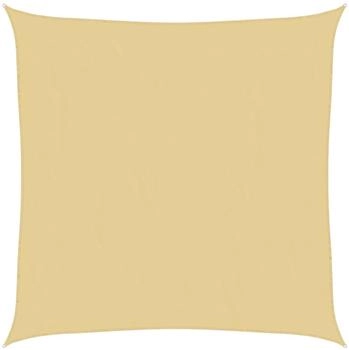 vidaXL Sonnensegel 2x2 m 100% Polyester Oxford Sandfarbe