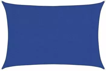 vidaXL Sonnensegel rechteckig blau HDPE 160 g/m² (311512)