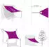 vidaXL Sonnensegel 160 g/m² Rechteckig Sandfarbe 3,5x4,5 m HDPE