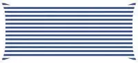vidaXL Sonnensegel Blau und Wei&szlig; 4,5 x 2 m 100 % Polyester Oxford