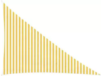 vidaXL 160 g/m&sup2; HDPE awning 3x4x5 m white/yellow (42032849)