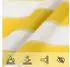 vidaXL 160 g/m² HDPE awning 3x4x5 m white/yellow (42032849)