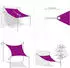 vidaXL Sonnensegel 160 g/m² 5x7 m HDPE Taupe