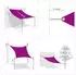 vidaXL Sonnensegel 6 x 3 m 100 % Polyester Oxford (4000548) hellgrau