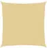 vidaXL Sonnensegel 6 x 6 m 100 % Polyester Oxford (4000415) sandfarbe