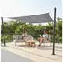 Relaxdays Sonnensegel 5x5m HDPE quadratisch, dunkelgrau