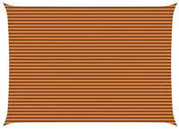 vidaXL Sonnensegel Orange und Braun 7 x 5 m 100 % Polyester Oxford