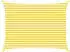 vidaXL Sonnensegel Gelb und Weiß 4 x 3 m 100 % Polyester Oxford
