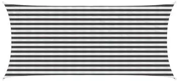 vidaXL Sonnensegel Anthrazit und Wei&szlig; 2 x 4 m HDPE