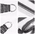 vidaXL Sonnensegel Anthrazit und Weiß 2 x 4 m HDPE