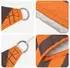 vidaXL Sonnensegel Orange und Braun 6 x 2,5 m 100 % Polyester Oxford