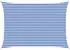 vidaXL Sonnensegel Blau und Weiß 3,5 x 4,5 m HDPE