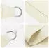 vidaXL Sonnensegel Creme 6 x 2,5 m 100 % Polyester Oxford