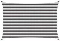 vidaXL Sonnensegel Anthrazit und Wei&szlig; 3 x 5 m HDPE
