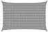 vidaXL Sonnensegel Anthrazit und Weiß 3 x 5 m HDPE