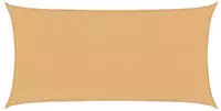 vidaXL Sonnensegel Sand 2,5 x 6 m HDPE