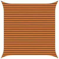 Vidaxl Sun Shade Sail Orange And Brown 4 X 4 M 100% Polyester Oxford