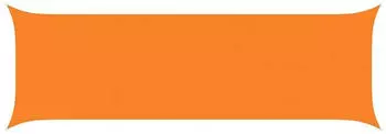 vidaXL Sonnensegel Orange 6 x 2 m 100 % Polyester Oxford