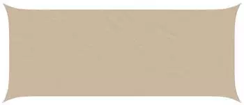 vidaXL Sonnensegel Beige 6 x 2,5 m 100 % Polyester Oxford