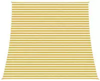 vidaXL Sonnensegel Gelb und Wei&szlig; 4 / 5 x 4 m HDPE