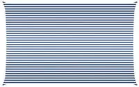 vidaXL Sonnensegel Blau und Wei&szlig; 8 x 5 m 100 % Polyester Oxford