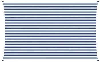 vidaXL Sonnensegel Blau und Wei&szlig; 8 x 5 m 100 % Polyester Oxford