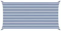 vidaXL Sonnensegel Blau und Wei&szlig; 5 x 2,5 m 100 % Polyester Oxford