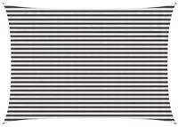 Vidaxl Sunshade Sail Anthracite And White 3.5 X 4.5 M Hdpe