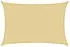 vidaXL Sonnensegel Sandfarbe 5x4 m 100% Polyester Oxford