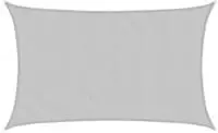 vidaXL Sonnensegel Hellgrau 8x5 m 100% Polyester Oxford