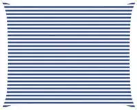 vidaXL Sonnensegel Blau und Wei&szlig; 5 x 4 m 100 % Polyester Oxford