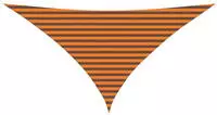 vidaXL Sonnensegel Orange und Braun 3,5 x 3,5 x 4,9 m