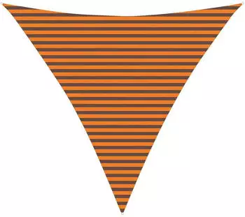 vidaXL Sonnensegel Orange und Braun 4,5 x 4,5 x 4,5 m
