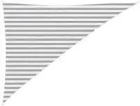vidaXL Sonnensegel Hellgrau und Wei&szlig; 3 x 4 x 5 m