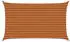 vidaXL Sonnensegel Orange und Braun 5 x 3 m 100 % Polyester Oxford