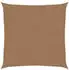 vidaXL Sonnensegel 160 g/m² Taupe 2,5x2,5 m HDPE