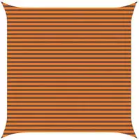 vidaXL Sonnensegel Orange und Braun 4,5 x 4,5 m 100 % Polyester Oxford