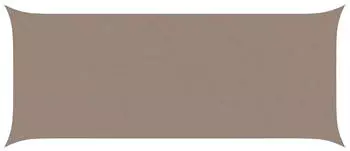 vidaXL Sonnensegel Taupe 6 x 2,5 m 100 % Polyester Oxford