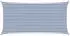 vidaXL Sonnensegel Blau und Weiß 6 x 3 m 100 % Polyester Oxford