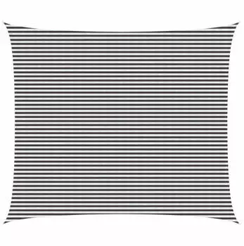 vidaXL Sonnensegel Anthrazit und Wei&szlig; 6 x 8 m HDPE