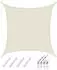 Amanka Sonnensegel Quadratisch Wasserdicht 2x2m Polyester Beige (16975)