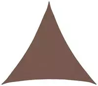 vidaXL Sonnensegel Braun 2 x 2 x 2 m HDPE