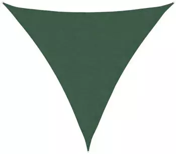 vidaXL Sonnensegel Dunkelgr&uuml;n 2x2x2 m 100% Polyester Oxford