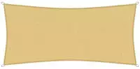 sunprotect 12022 Professional Sonnensegel, 6 x 3 m, Rechteck, wind- &