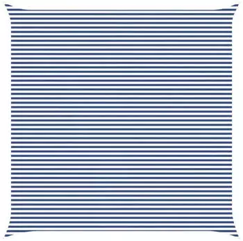 vidaXL Sonnensegel Blau und Wei&szlig; 7 x 7 m 100 % Polyester Oxford