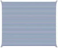 vidaXL Sonnensegel Blau und Wei&szlig; 6 x 5 m 100 % Polyester Oxford