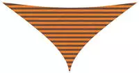 vidaXL Sonnensegel Orange und Braun 3 x 3 x 4,24 m