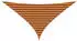 vidaXL Sonnensegel Orange und Braun 3 x 3 x 4,24 m